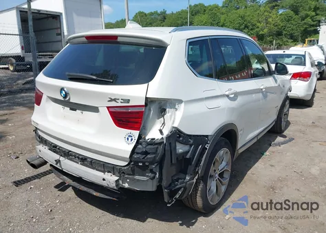 2017 BMW X3 xDrive28I из США, поврежденный, VIN 5UXWX9C51H0T05633